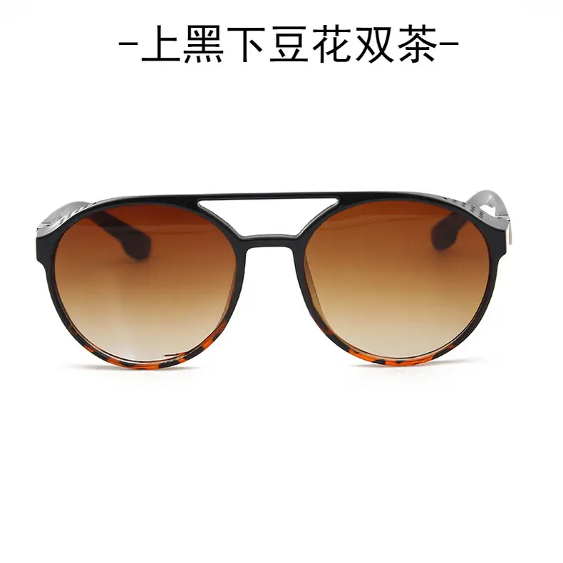 Steampunk Blue Sunglasses Round Retro Design — feature 32