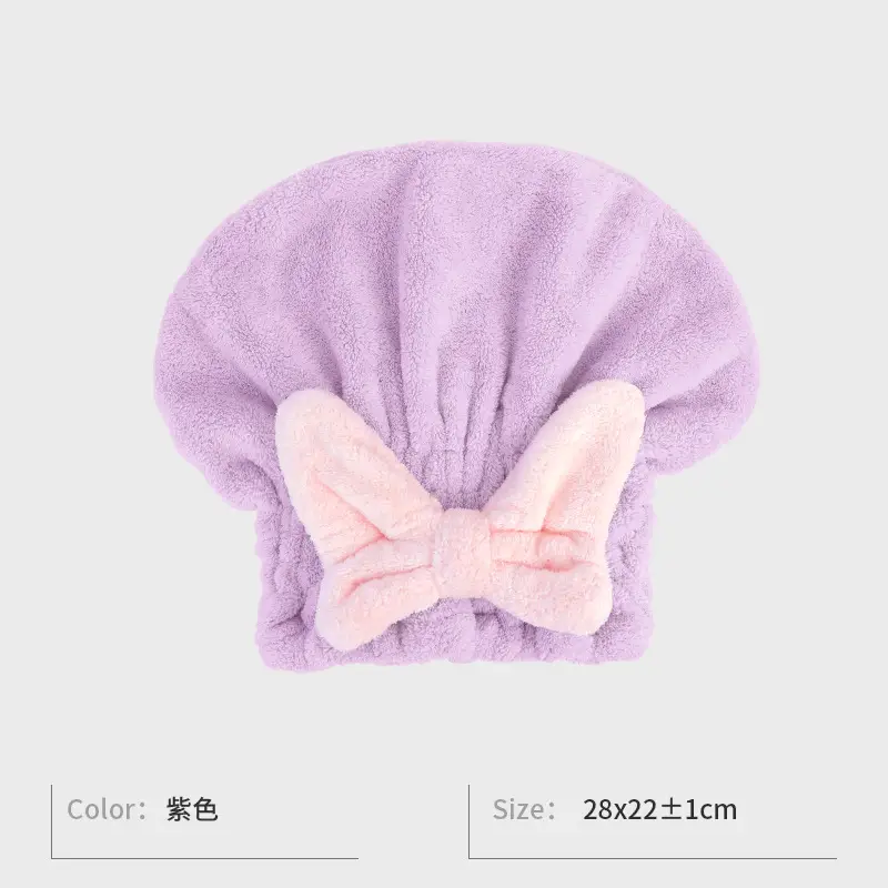 Pink Cartoon Rabbit Ears Hair Drying Hat for Kids - Image 4