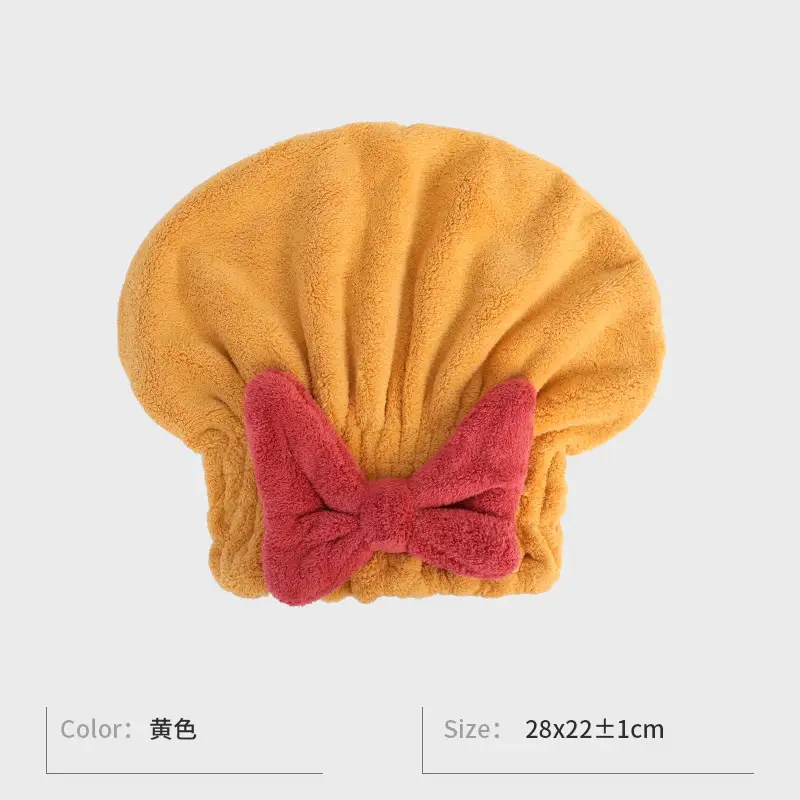 Pink Cartoon Rabbit Ears Hair Drying Hat for Kids - Image 5