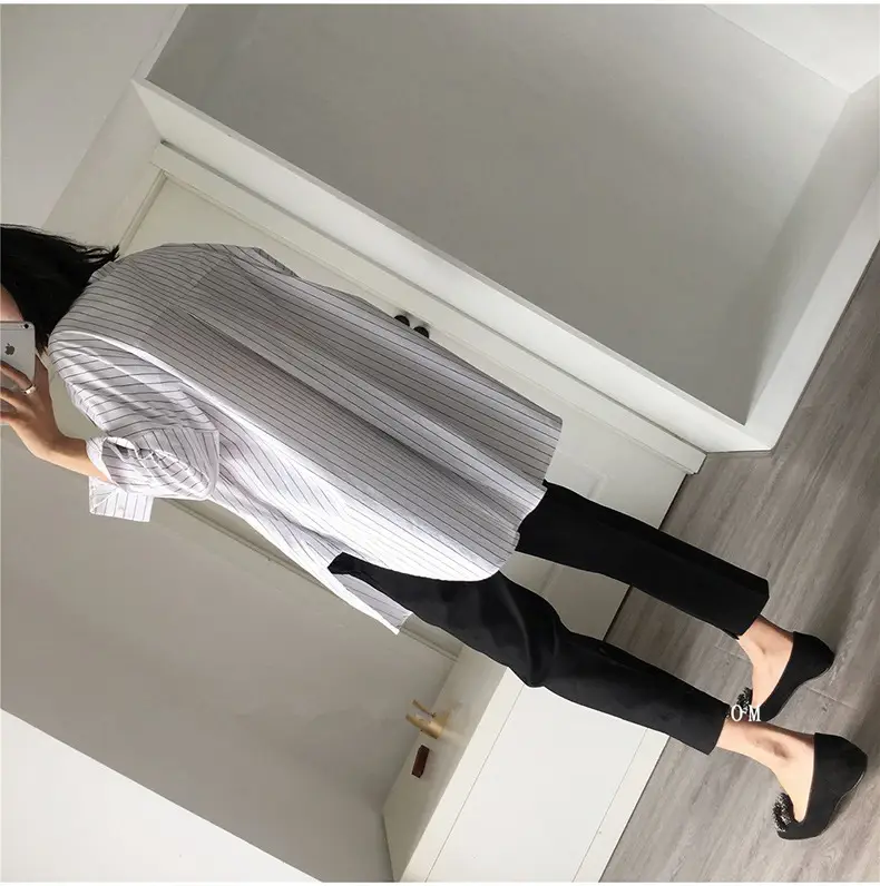 Women's Black Slim Fit Formal Pants for Spring Fall — feature 12