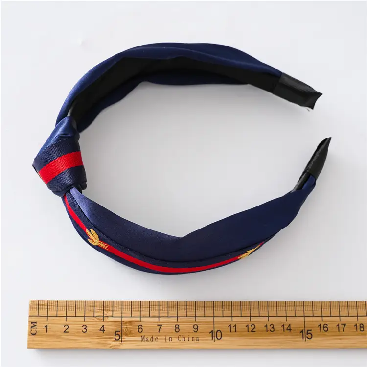 Cross-Border Wide Bee Headband Fabric Knotted Women's Hairband - Image 3
