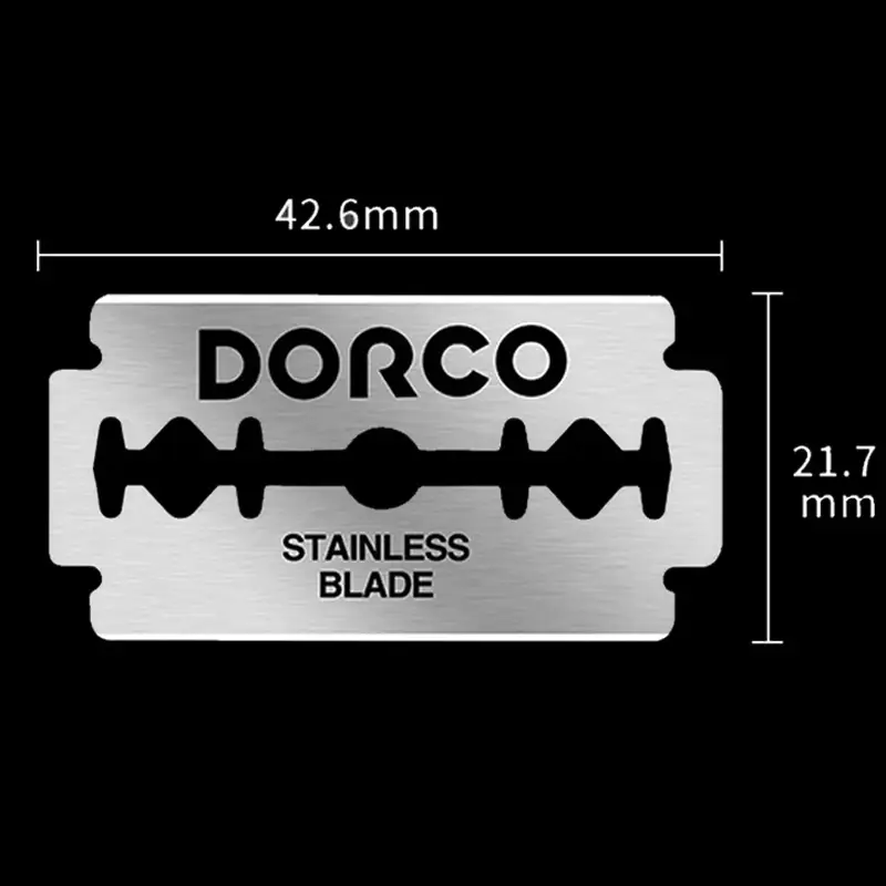 Stainless Steel Barber Blades 10 Pcs Double Sided - Image 4