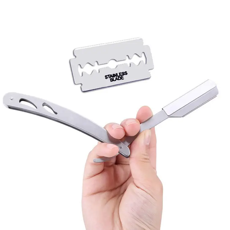 Stainless Steel Barber Blades 10 Pcs Double Sided - Image 5