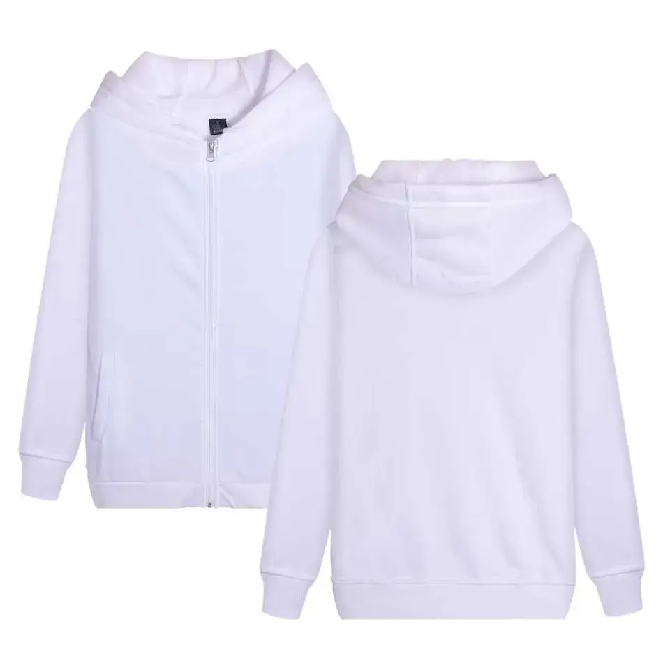 Men Grey Full Zip Hoodie Set Cotton Winter Wear