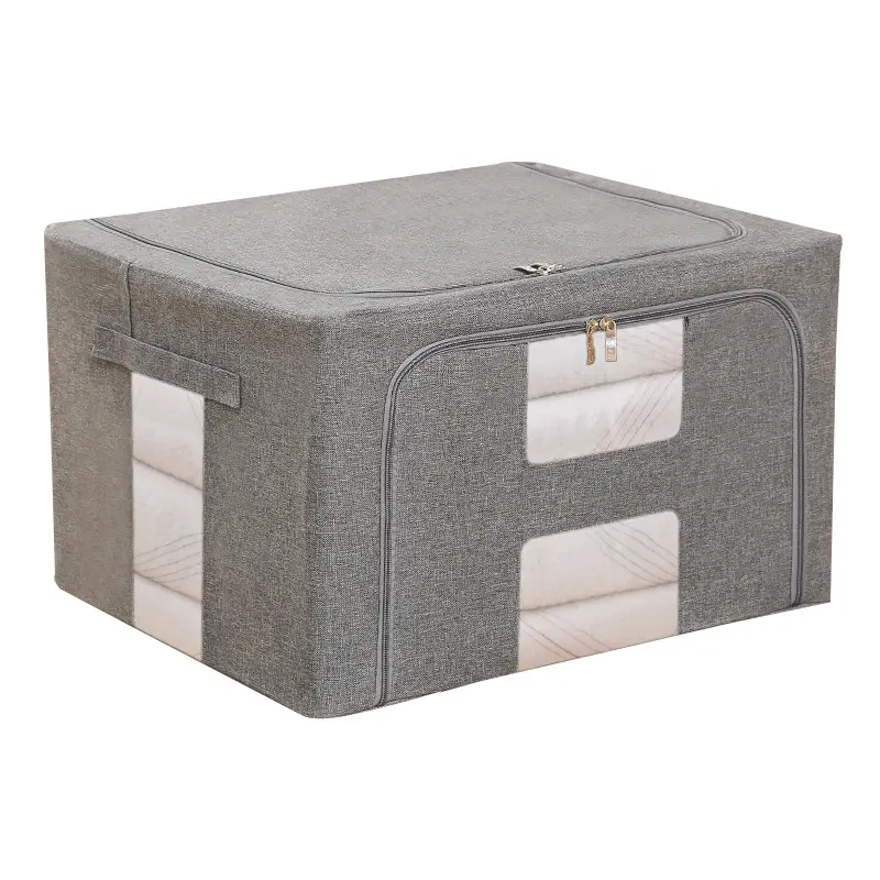 Cotton Quilt Storage Box Oxford Fabric Large Wardrobe Storage