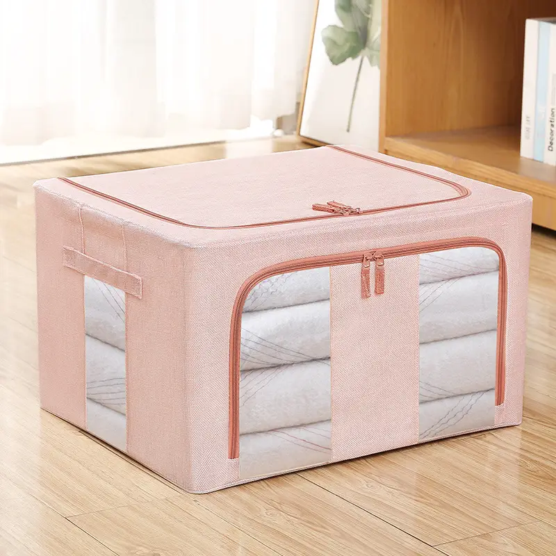 Cotton Quilt Storage Box Oxford Fabric Large Wardrobe Storage