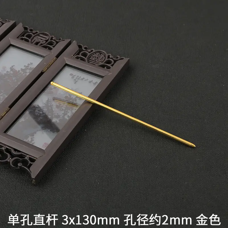 U型压发梳 4x135mm 银色 - Image 5