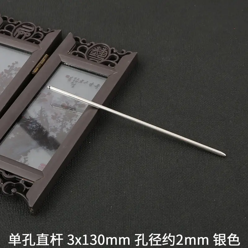 U型压发梳 4x135mm 银色 - Image 6