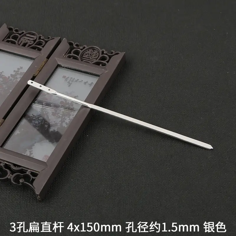 U型压发梳 4x135mm 银色 - Image 8