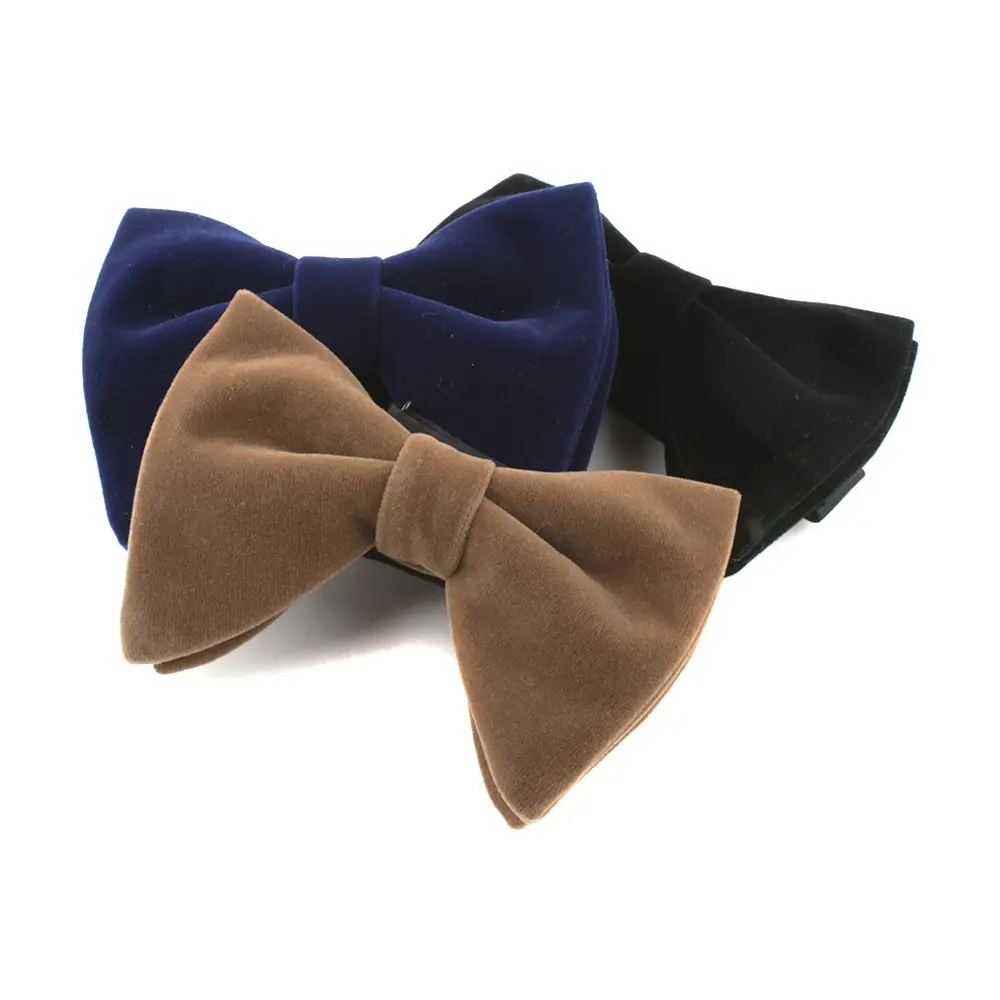 Red Velvet Bow Tie for Men - Image 14
