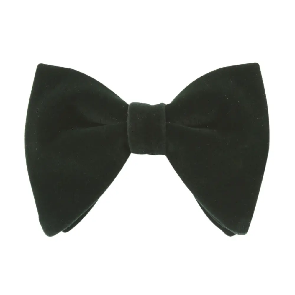 Red Velvet Bow Tie for Men - Image 2