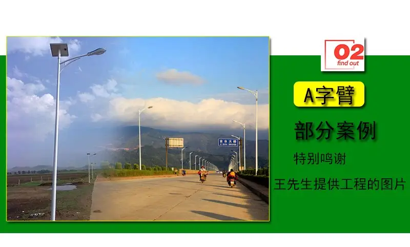 Solar Street Light Self-Bending Arm 6m Low Height — feature 13