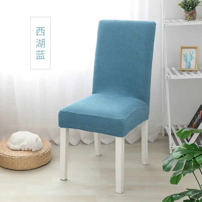 Elastic Chair Cover Pineapple Corn Grain Grey