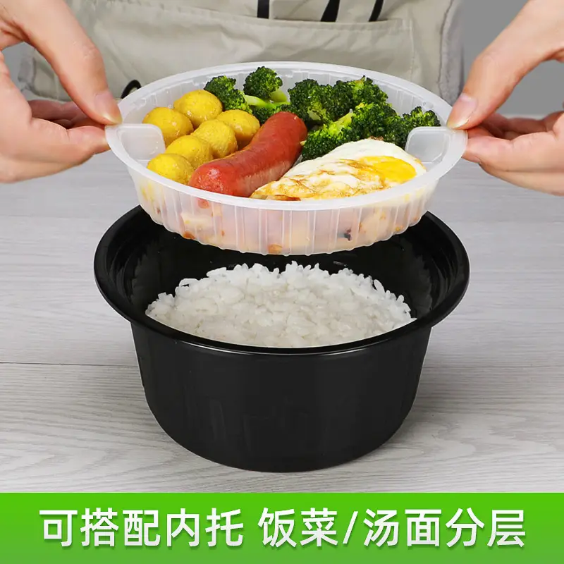 Disposable Lunch Box Round Soup Noodle 150x9cm