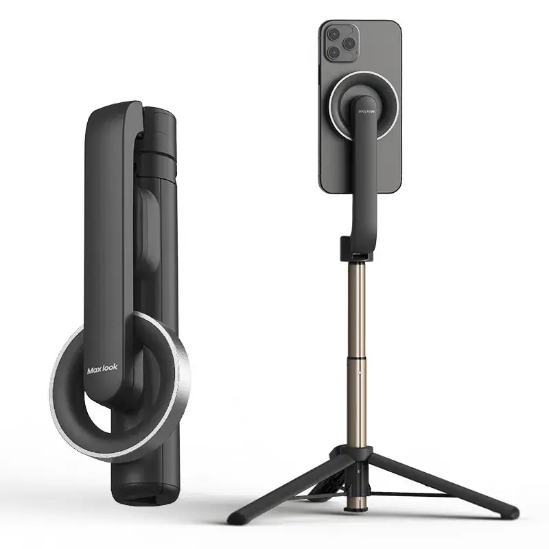 Selfie Stick Magnetic Bracket Bluetooth Tripod Mini Shooting - Image 6