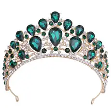 Korean Flower Crown Hairband with Rhinestones for Bridal & Birthday Use — feature 10