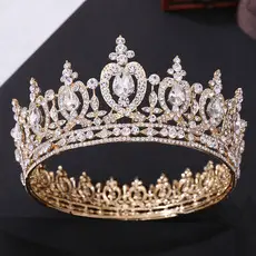 Korean Flower Crown Hairband with Rhinestones for Bridal & Birthday Use — feature 3