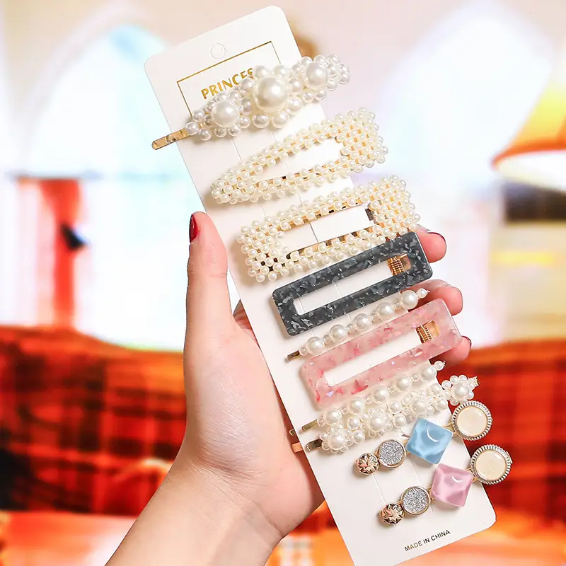 Korean Style Pearl Hairpin Set for Women - Image 24