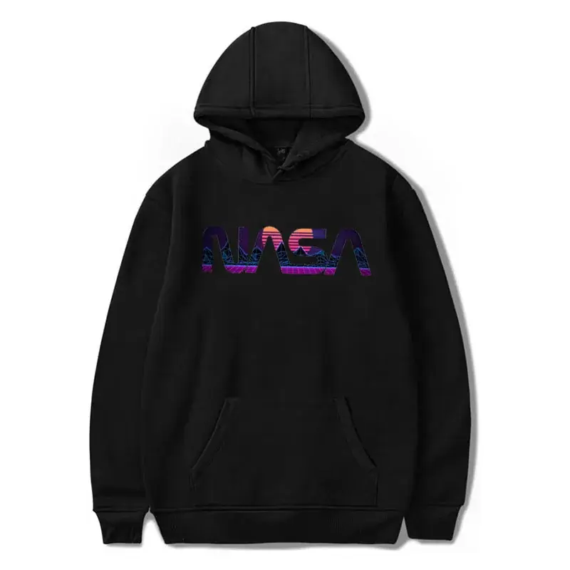 Men White NASA Astronaut Hooded Sweatshirt - Image 15