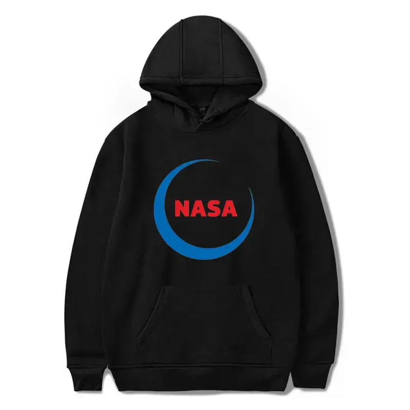 Men White NASA Astronaut Hooded Sweatshirt - Image 19