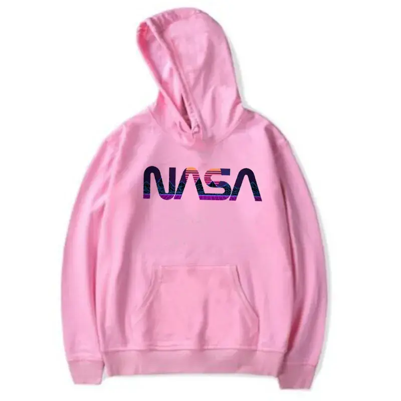 Men White NASA Astronaut Hooded Sweatshirt - Image 16