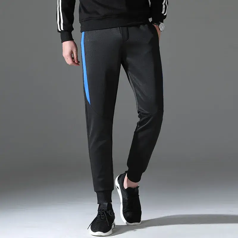 Men's Black Sweatpants Korean Style Loose Ankle Sweatpants - Image 5