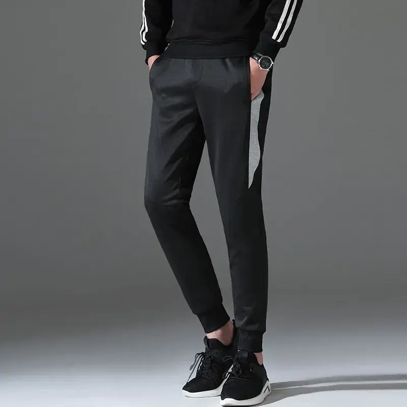 Men's Black Sweatpants Korean Style Loose Ankle Sweatpants - Image 6