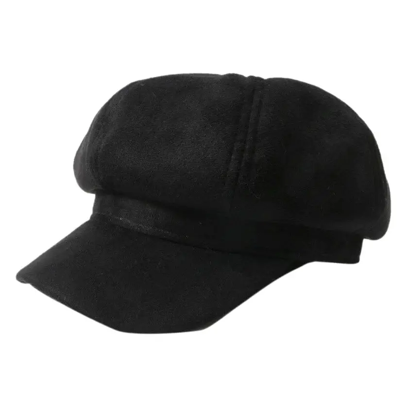 Women's Winter Beret Hat with Duck Tongue & Japanese Style Design