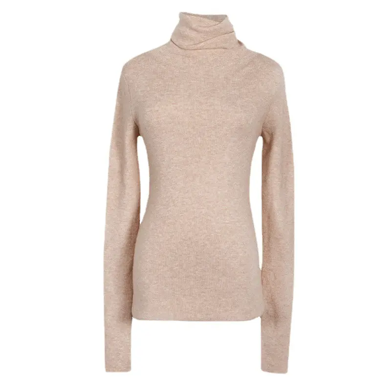 Women's Blue Turtleneck Pullover Sweater Winter Wear - Image 22