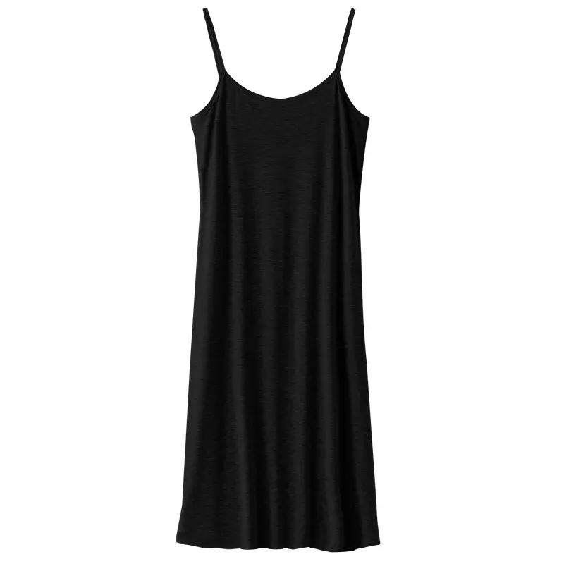 Women's Plus Size Modal Homewear Suspbottomer Dress Vest Skirt Bottoming Casual Fat mm 100kg Nightgown