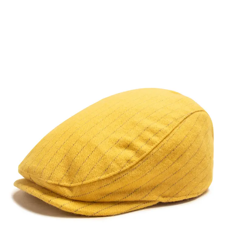 Wool Casual Forward Cap Yellow Retro Bailey Duck Tongue Hat