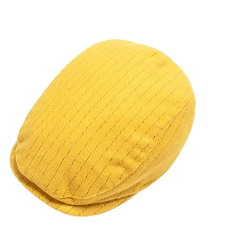 Wool Casual Forward Cap Yellow Retro Bailey Duck Tongue Hat