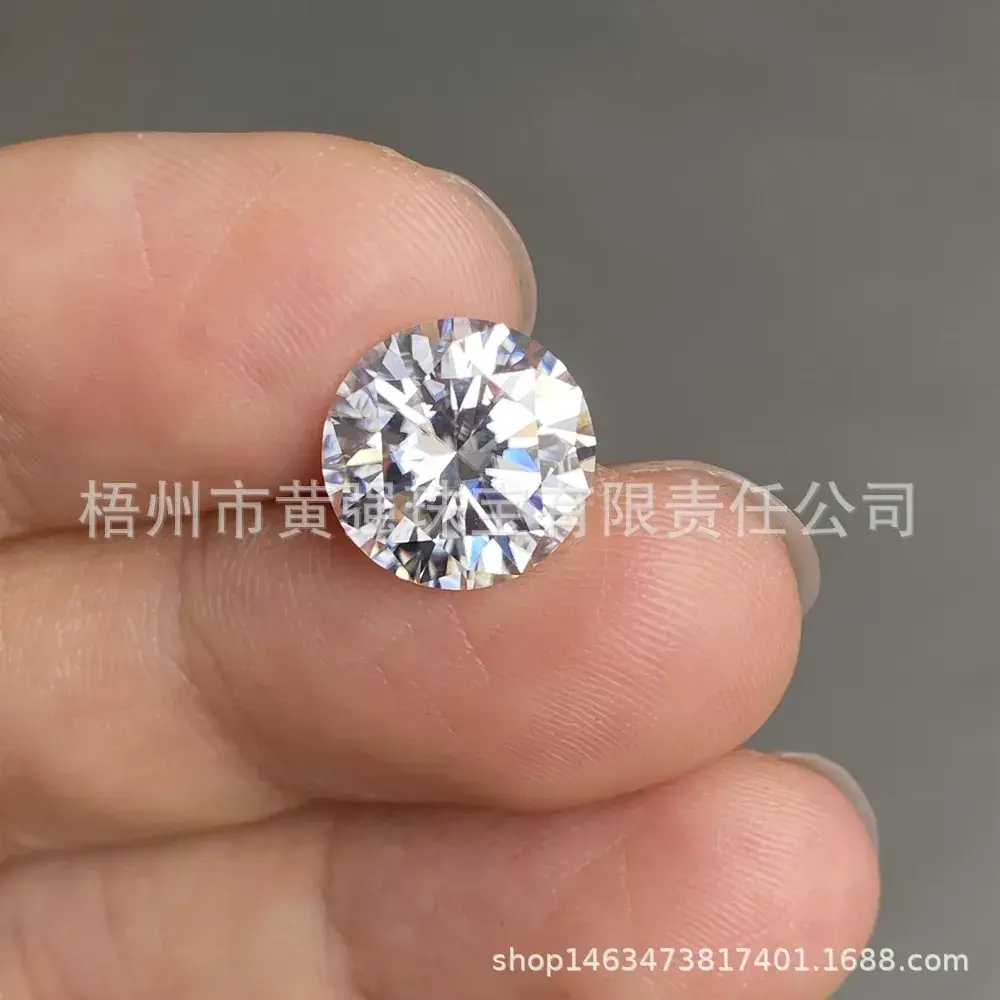 1 Karat 6.5mm Mosan Bare Diamond Eight Hearts Eight Arrows - Image 4