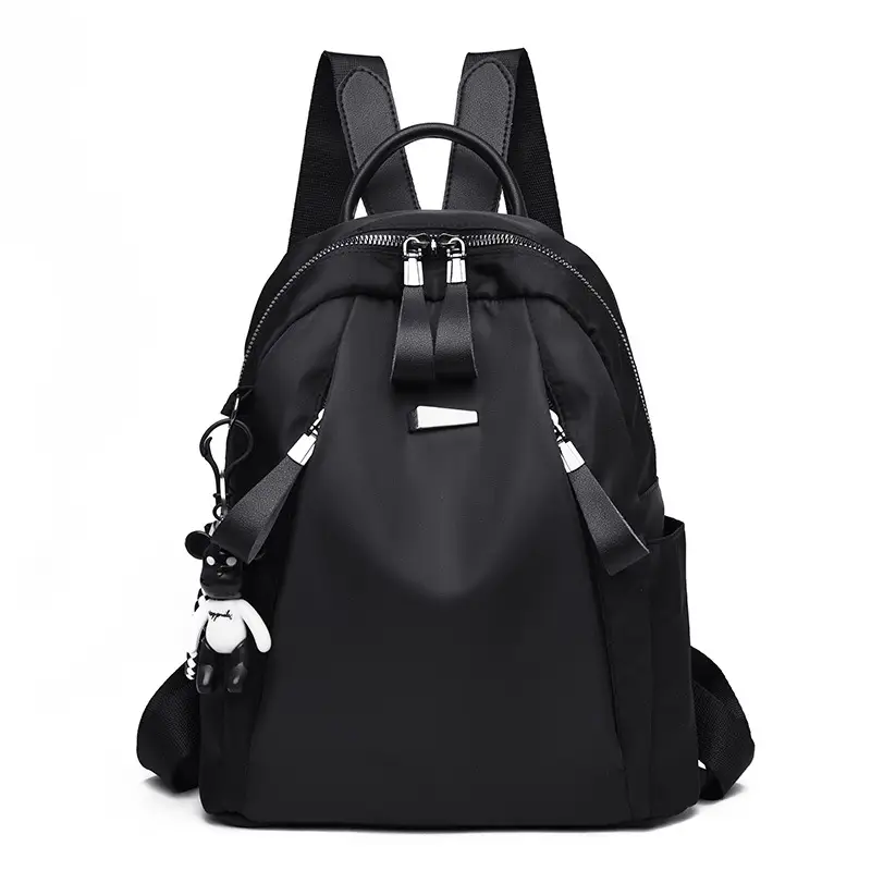 Women Red Leather Crossbody Backpack 2024 New Trendy - Image 2
