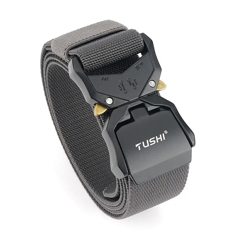 Men's Tactical Belt 3.8cm Aluminum Buckle Nylon Belt