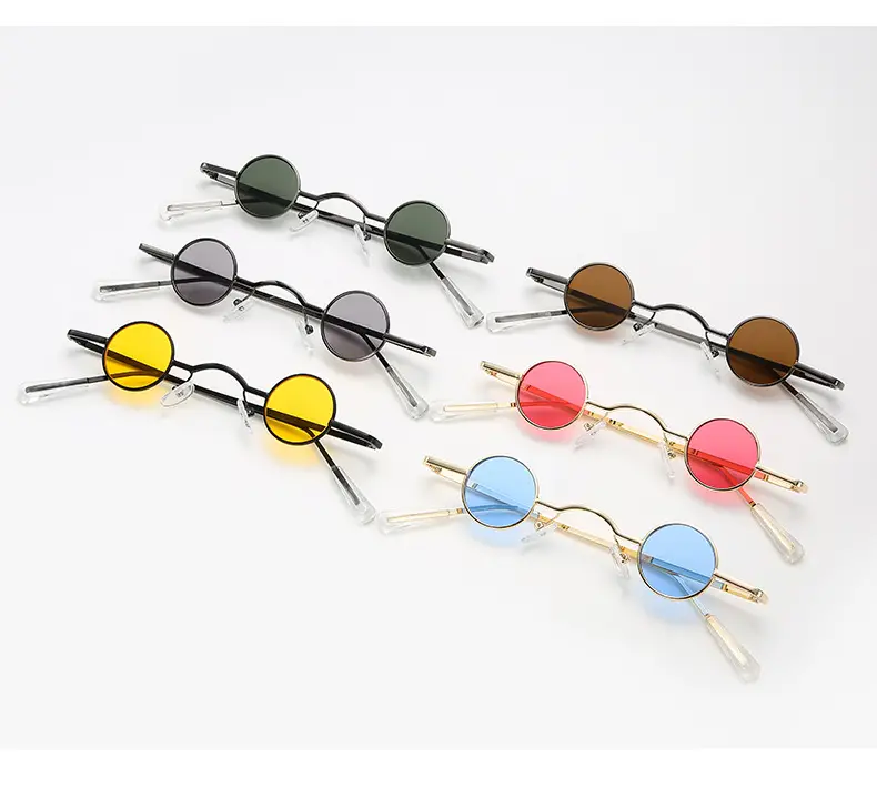 New Steampunk Sunglasses Round Frame European American Personality — feature 21