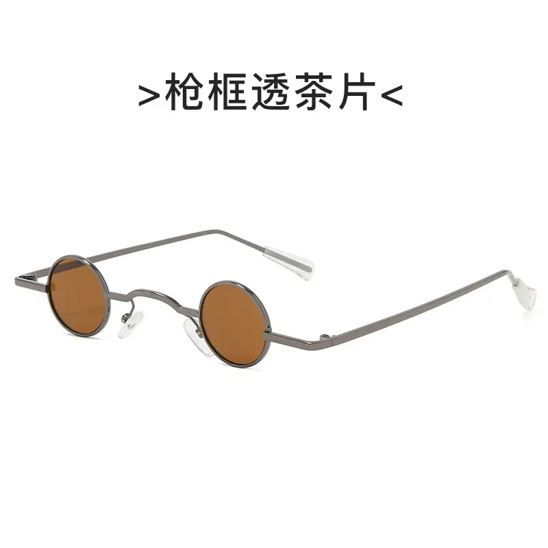 New Steampunk Sunglasses Round Frame European American Personality
