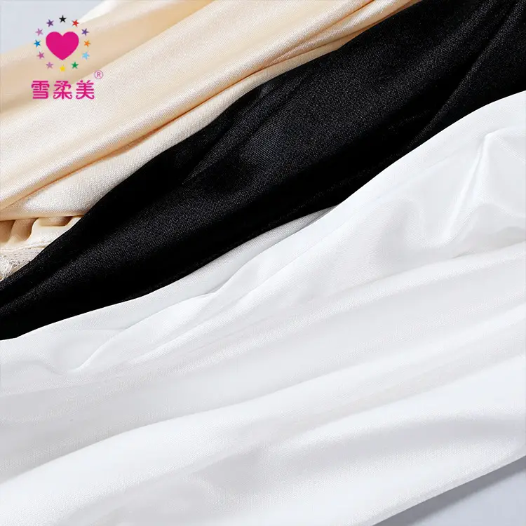 New Ice Silk Miniskirt with Lace Hem 35cm — feature 13