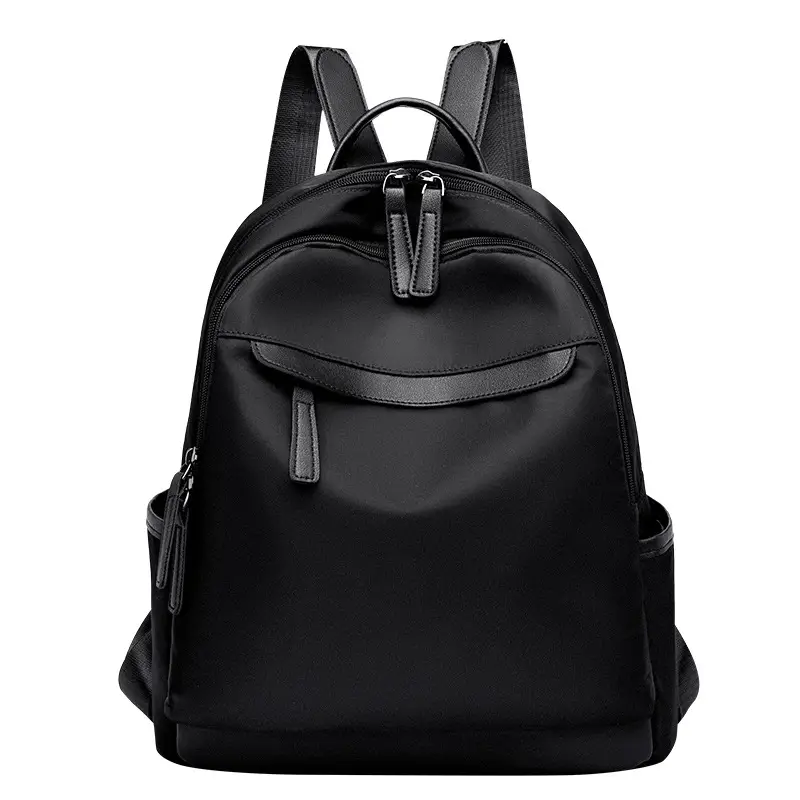 Black Korean Style Shoulder Backpack for Women