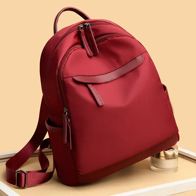 Black Korean Style Shoulder Backpack for Women
