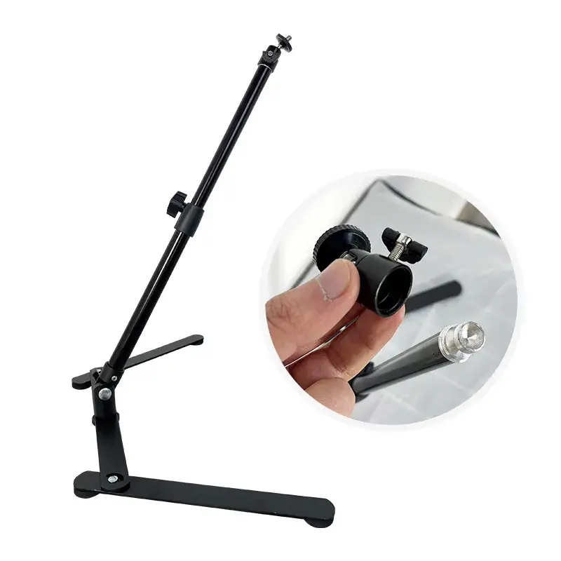 Portable Overhead Shooting Stand for Streamers with Fill Light - Image 2