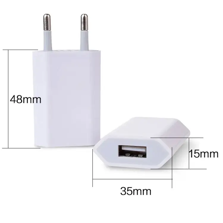Apple iPhone 5V1A USB Wall Charger CE - Image 3