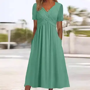 2025 Button Long Sleeve Button Dress Grey — feature 1