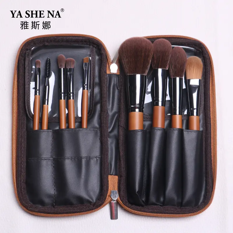 New 9 Wooden Makeup Brushes for Beginners β feature 9