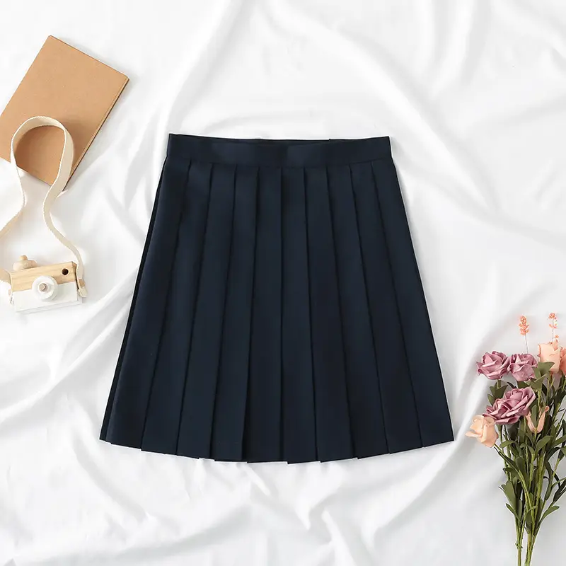 Deep Blue Japanese Style School Uniform Suit for Girls