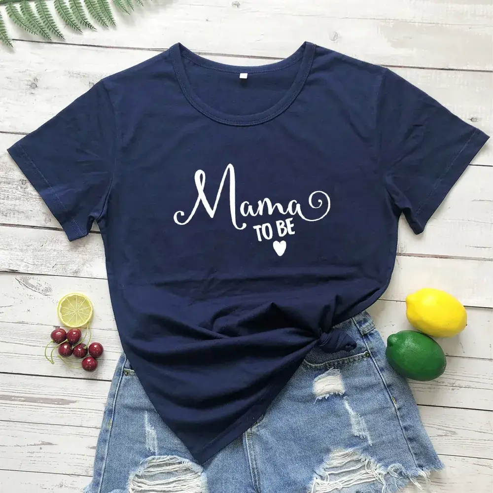 Mama to Be Cotton T-Shirt for Women Men