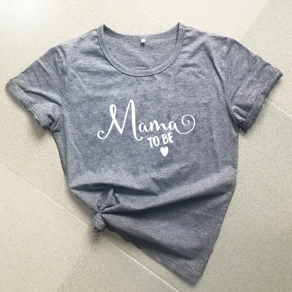 Mama to Be Cotton T-Shirt for Women Men