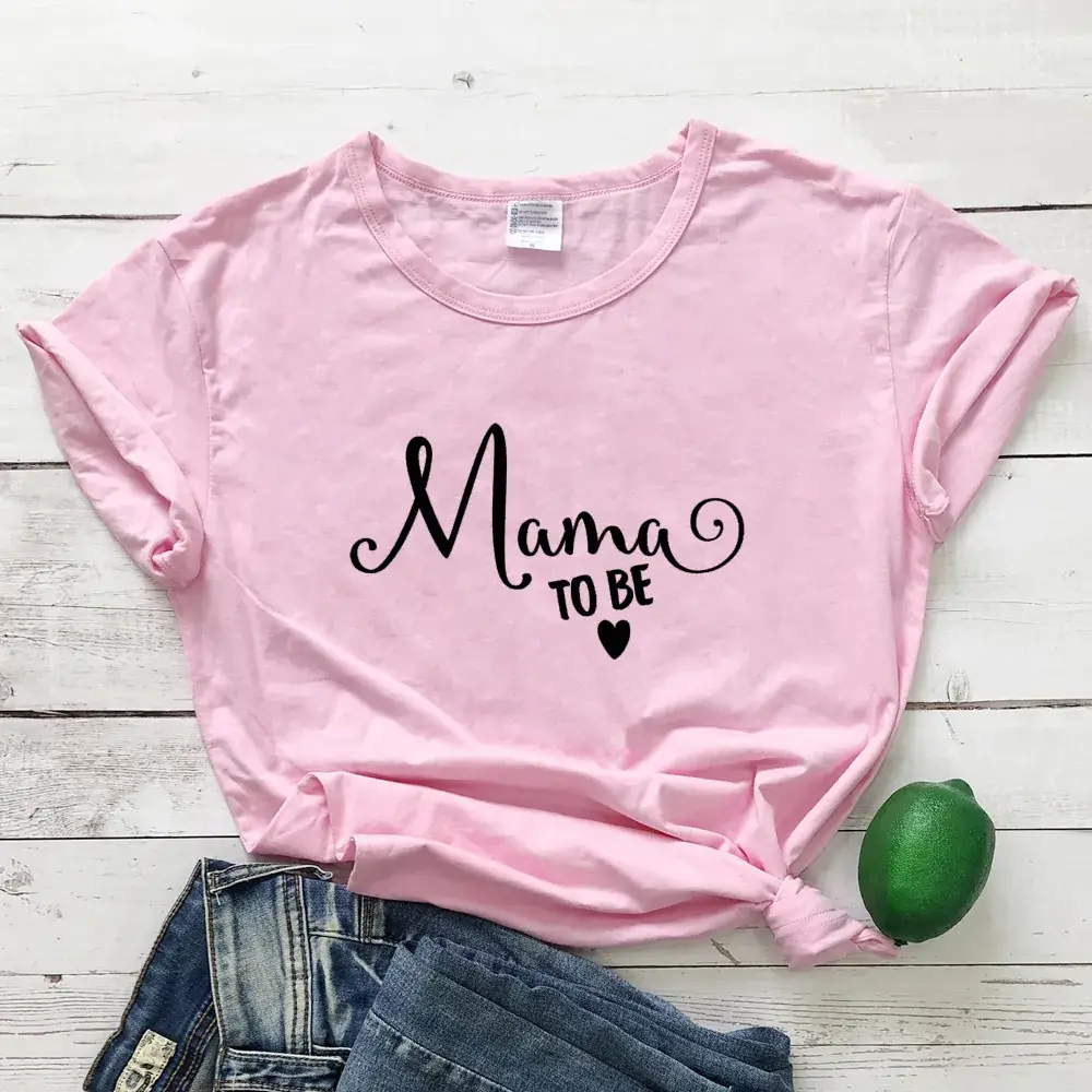 Mama to Be Cotton T-Shirt for Women Men