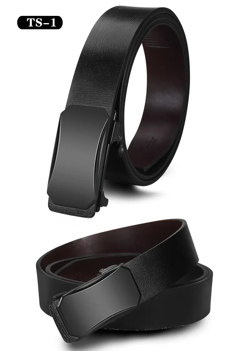 New Men's Toothless Automatic Leather Belt β feature 14