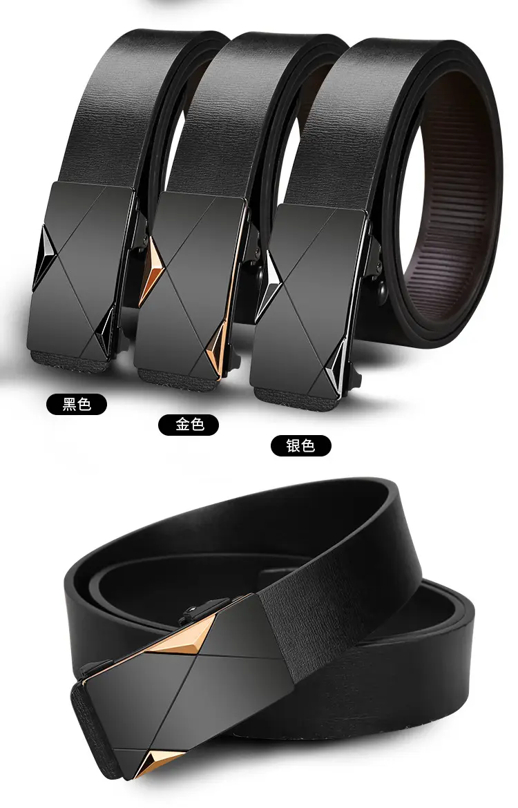 New Men's Toothless Automatic Leather Belt β feature 18